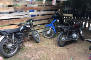 Encontraron un desguazadero de motos en San Carlos y las investigaciones continúan