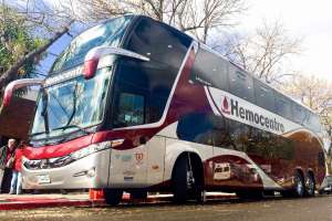 Hemocentro colabora con el Banco de Prótesis realizando Jornada de Donación en el Hemobús en Montevideo