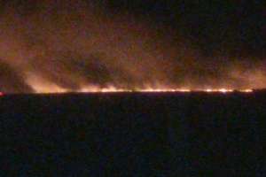 Bomberos tenía controlados anoche los incendios de Aznárez y Las Flores