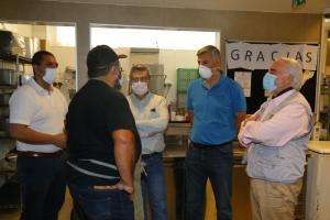 Bentancur reconoció el trabajo de la brigada honoraria “El Fuego Prendido” que elabora viandas solidarias