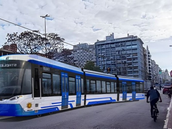 Un tranvía "a la alt...