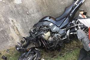 Un motociclista murió en un accidente en la Ruta Interbalnearia