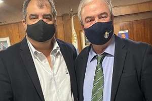 Rodrigo Blás acuerda obras para Maldonado 