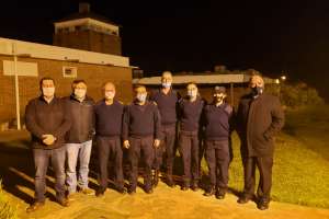 Echeverría acompañó a una delegación del Ministerio del Interior en una recorrida por Las Rosas