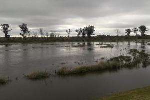 Hay varios caminos cortados como consecuencia de las intensas lluvias