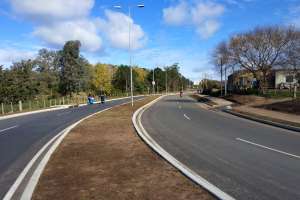 Antía: obra en avenida Aiguá va ayudar a descongestionar el tránsito, que es “el tema” para Maldonado