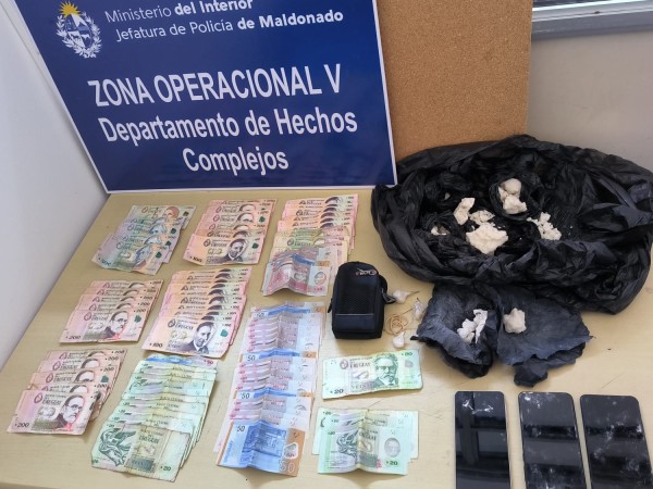 Policía allanó una vivienda en Maldonado y un hombre fue condenado por venta de drogas