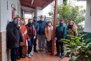 San Carlos: donan alimentos y ropa y se entregan canastas a adultos mayores