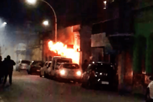  Se incendió el local de comidas "El Yiyo" en Maldonado