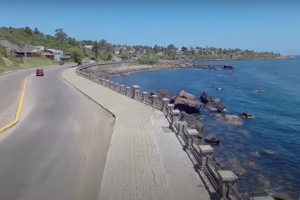 Iniciaron los trabajos de remodelación de la rambla entre Punta Fría y Punta Colorada