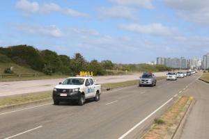 Un total de 216 inspecciones a vehículos y varias sanciones este fin de semana en Maldonado