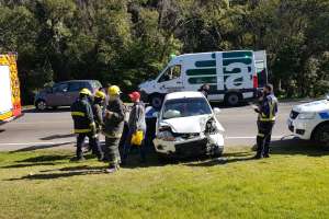 Dos mujeres politraumatizadas tras un siniestro en la zona de Arboretum Lussich