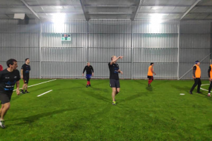 Inauguraron una cancha de futbol techada en la Capuera