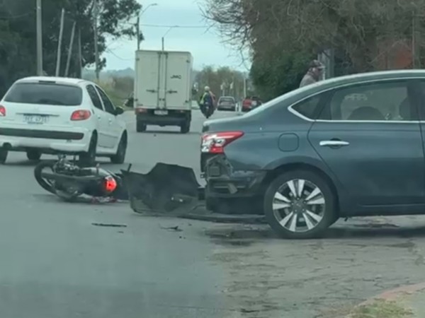 Motociclista fue der...