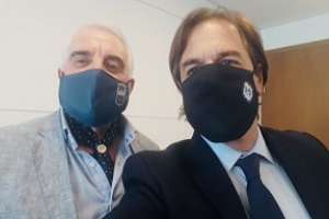 Covid: Lacalle transmitió a Bentancur alcance de medidas relacionadas con extranjeros