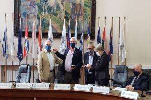 Bentancur fue reconocido por su labor en el Congreso de Intendentes