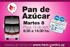 Hemocentro realizará una jornada de donación de sangre en Pan de Azúcar