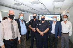 Centro de Videovigilancia: embajador de Israel se interiorizó sobre el funcionamiento y expresó sentirse orgulloso del proyecto