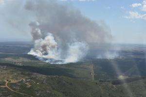 Incendio en Sierra de las Ánimas: culminaron las tareas y el personal se retiró luego de horas de arduo combate al fuego