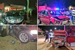 Piriápolis: Triple choque deja 5 personas lesionadas