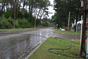 CECOED intervino en varias zonas de Maldonado a raíz de las fuertes lluvias