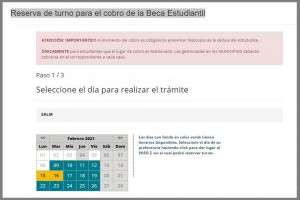 Oficina de Becas Terciarias de la IDM brinda turnos únicamente para el cobro de este beneficio