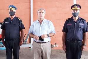 Larrañaga anunció firma con IDM para ampliación del CCU y viaje a EEUU por donación de escalera para combatir incendios en altura en la zona