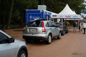 Está funcionando la unidad móvil de hisopados en Portezuelo