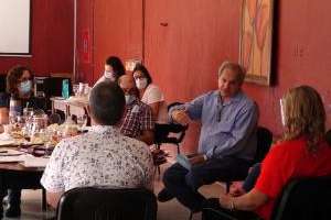 Lussich se reunió con el concejo de San Carlos para recibir propuestas para el presupuesto