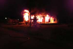 Cortocircuito pudo desatar incendio en finca de Sauce de Portezuelo