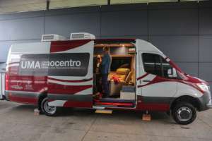 Hemocentro presentó móvil para recolección de plasma de personas que cursaron Covid-19