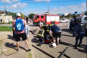 Adolescente politraumatizado tras siniestro con camión