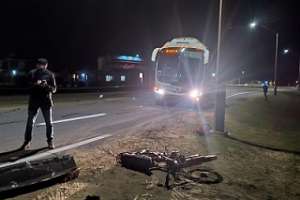 Un motociclista fallecido es el saldo de un siniestro en Playa Hermosa