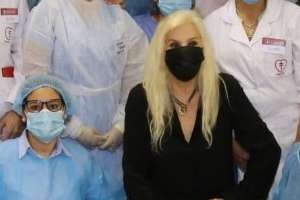 Susana Giménez podría haber tenido el virus  de Covid-19 cuando fue vacunada en el Campus Municipal