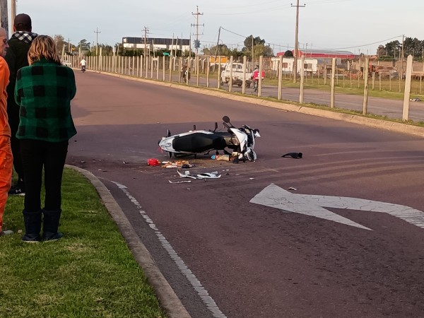 Una mujer resultó lesionada tras siniestro de tránsito