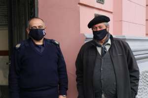 Antía visitó al jefe de Policía para darle "todo su respaldo"