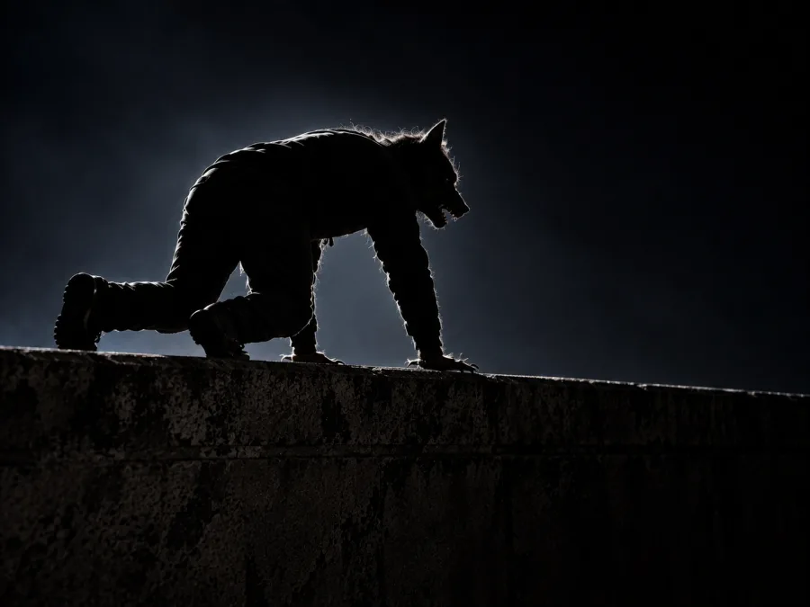 "El hombre lobo atac...