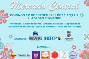 Mercado Central llega a la Plaza San Fernando de Maldonado