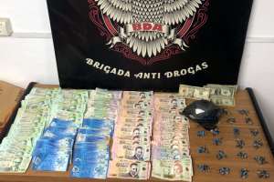 Brigada Departamental Antidrogas incauta más de 200 dosis de cocaína en operación “Catón” y una pareja fue formalizada