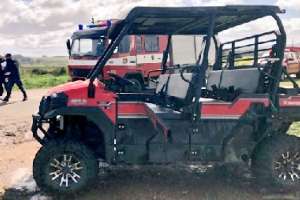 Bomberos de San Carlos rescataron a una mujer luego de que se diera vuelta su vehículo
