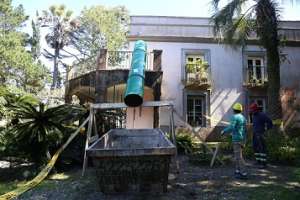 Rapetti visitó Casona Lussich donde avanzan las obras de recuperación y accesibilidad 