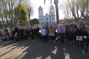 San Carlos marchó en pedido de justicia por la muerte de Lucía Hernández