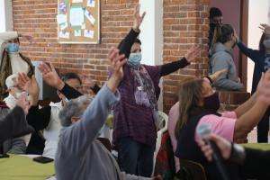 Antía: alegría y emoción por retorno de usuarios al Centro Diurno del barrio Odizzio