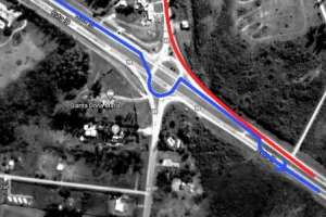 Modifican circulación de tránsito en el "Cruce Peligroso"
