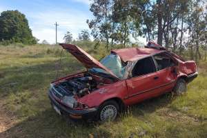 Vuelco en Ruta 60 deja un conductor lesionado