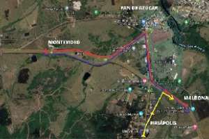 Este viernes habrá cambios en los desvíos por obras en cruce de rutas Interbalnearia y 37