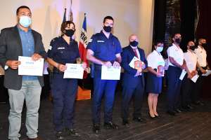 Policías y reparticiones de Maldonado premiadas en el Día de la Policía Nacional