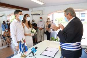 Antía casó primera pareja en Maldonado