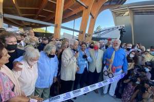 El presidente de la República destacó, al inaugurar el MACA, el esfuerzo de "un grande" (Atchugarry) para plasmar esta obra