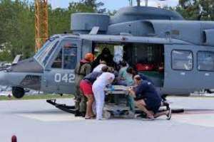 Operativo de rescate de la Brigada de Guardavidas de una joven en José Ignacio incluyó el traslado en helicóptero a Mautone